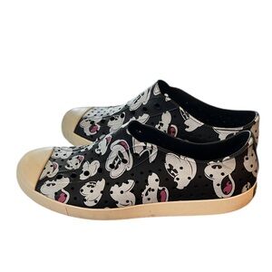 Native x Disney Mickey Mouse Adult Jefferson Slip-On Shoes Size Men 9 Womens 11